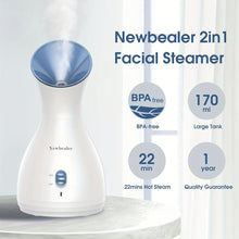 Load image into Gallery viewer, Nano Mist Facial Steamer, Portable Spa Face Humidifier, Hot Face Vaporizer for Deep Hydration and Moisturization - Shop &amp; Buy

