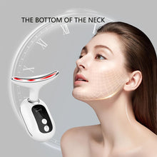 Load image into Gallery viewer, Neck Beauty Instrument Triple Colour Light Face Beauty Device Face Massager, 3 Adjustable Modes - Shop &amp; Buy
