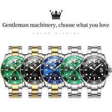 Load image into Gallery viewer, New OLEVS Men Watch Steel Automatic Mechanical Tourbillon Clock Fashion 50M Waterproof Luminous Watches Automatic Movement - Shop &amp; Buy