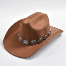 Load image into Gallery viewer, New Western Cowboy Hat for Women&#39;s Photo Props Cowgirl Jazz Hats - Shop &amp; Buy
