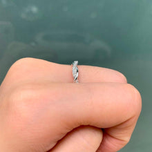 Load image into Gallery viewer, Newshe 925 Sterling Silver Wedding Engagement Ring For Women Twist Rope Wave Design Curve Band Trendy Jewelry CZ Jewelry Gift - Shop &amp; Buy
