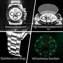 Load image into Gallery viewer, OLEVS Mechanical Watches Automatic Watch Men Waterproof Luminous Watch for Men Luxury Brand Wristwatch Gift Set - Shop &amp; Buy
