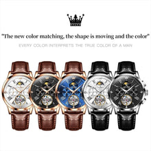 Load image into Gallery viewer, OLEVS New Fashion Wristwatch For Men Automatic Mechanical Watch Waterproof Skeleton Hollow Out Male Watch - Shop &amp; Buy