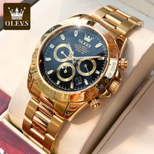Load image into Gallery viewer, OLEVS Top Brand Men Automatic Mechanical Watch Deep Waterproof Stainless Steel Strap Scratchproof Men Automatic Wristwatch - Shop &amp; Buy