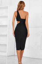 Load image into Gallery viewer, One-Shoulder Cutout Bandage Dress - Shop &amp; Buy