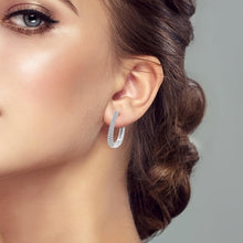 Load image into Gallery viewer, Original 925 Sterling Silver High Quality Women Hoop Earrings - Shop &amp; Buy
