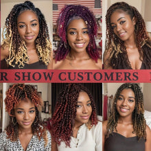 Load image into Gallery viewer, Passion Twist Hair 8 Inch, 8 Packs Pre-Twisted Passion Twist Crochet Hair For Women - Shop &amp; Buy
