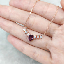 Load image into Gallery viewer, Pear Cut 5x7mm Lab Color Change Gemstone Pendant 925 Sterling Silver Kite Alexandrite Necklace Gift For Her - Shop &amp; Buy
