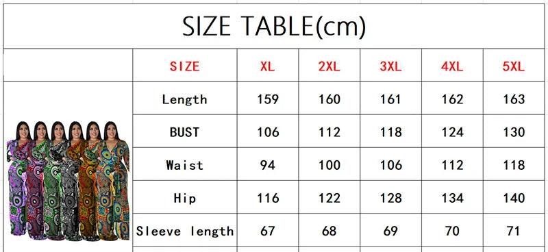 Perl Loose V-neck Full Sleeve Jumpsuit Overall for Women Plus Size Women Clothing Wide Leg Rompers One Piece Outfits - Shop & Buy