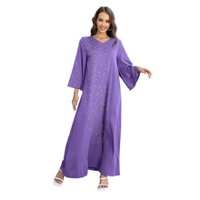 Load image into Gallery viewer, Perl Middle East Muslim Hot Diamond Loose Version Robe Dress - Shop &amp; Buy
