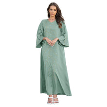 Load image into Gallery viewer, Perl Middle East Muslim Hot Diamond Loose Version Robe Dress - Shop &amp; Buy
