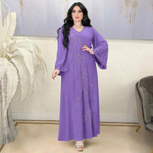 Load image into Gallery viewer, Perl Middle East Muslim Hot Diamond Loose Version Robe Dress - Shop &amp; Buy
