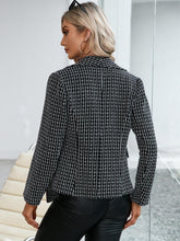 Load image into Gallery viewer, Plaid Double Breasted Long Sleeve Jacket - Shop &amp; Buy