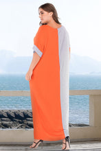 Load image into Gallery viewer, Plus Size Color Block Tee Dress with Pockets - Shop &amp; Buy
