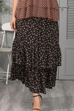 Load image into Gallery viewer, Plus Size Ditsy Floral Layered Maxi Skirt - Shop &amp; Buy
