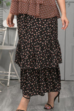 Load image into Gallery viewer, Plus Size Ditsy Floral Layered Maxi Skirt - Shop &amp; Buy

