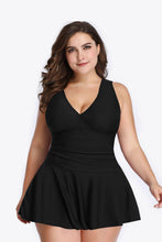 Load image into Gallery viewer, Plus Size Plunge Swim Dress - Shop &amp; Buy