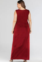 Load image into Gallery viewer, Plus Size Scoop Neck Maxi Tank Dress - Shop &amp; Buy