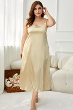 Load image into Gallery viewer, Plus Size Tie-Shoulder Midi Night Dress - Shop &amp; Buy