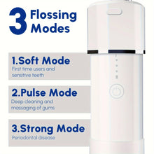 Load image into Gallery viewer, Portable Water Flosser Cordless Teeth Telescopic Oral Irrigator With Travel Bag White, IPX7 Waterproof - Shop &amp; Buy
