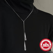 Load image into Gallery viewer, Premium 925 Sterling Silver Adjustable Geometric Necklace - Unique Niche Design - Shop &amp; Buy
