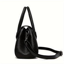 Load image into Gallery viewer, Premium Genuine Leather Crocodile Pattern Handbag - Chic Flap Purse for Women - Stylish Crossbody Bag - Shop &amp; Buy
