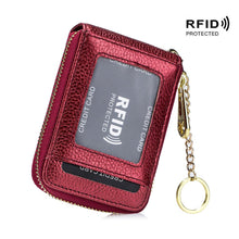 Load image into Gallery viewer, Premium RFID Blocking Card Holder Wallet - Secure Zip Around Design with Multiple Compartments for Easy Organization - Shop &amp; Buy
