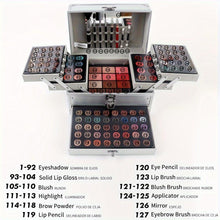 Load image into Gallery viewer, Pro Luxury Makeup Set: Matte &amp; Shimmer, Complete Face Palette in Berry-Red Tones - Shop &amp; Buy
