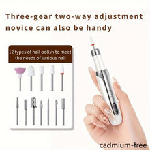 Load image into Gallery viewer, Professional Electric Manicure &amp; Pedicure Nail File Set, Complete Portable Nail Drill - Shop &amp; Buy
