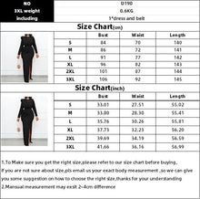 Load image into Gallery viewer, Prowow 2024 Elegant Women Maxi Dress with Belt Mesh Spclied Slim Fit Evening Birthday Party Wear Side Split Female Clothing - Shop &amp; Buy
