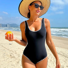 Load image into Gallery viewer, Prowow Black Women Bikinis One-piece Backless Summer Bathing Bodysuits New Design Female Holiday Beach Swimming Wear - Shop &amp; Buy
