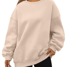 Load image into Gallery viewer, Prowow Casual Oversize Women Sweatshirts Loose Style O-neck Spring Fall Tops Clothes Solid Color Female Pullovers Shirts Clothes - Shop &amp; Buy

