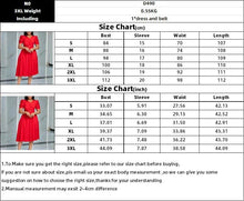 Load image into Gallery viewer, Prowow Elegant V-neck Midi Women Dress Solid Color Short-sleeved Folds Female Clothing with Belt Design Party Wear - Shop &amp; Buy
