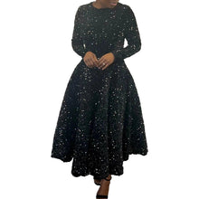 Load image into Gallery viewer, Prowow Elegant Women Dress High Quality Long Sleeve Slim Fit Birthday Party Evening Wear Sequined High Waisted Clothing - Shop &amp; Buy
