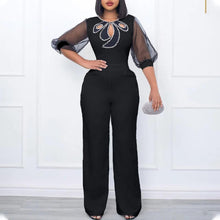 Load image into Gallery viewer, Prowow Elegant Women Jumpsuits One-piece High Waisted Slim Fit Romper Puff Sleeve Pearls Boutique Female Clothing - Shop &amp; Buy
