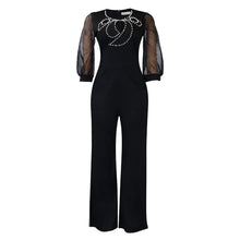 Load image into Gallery viewer, Prowow Elegant Women Jumpsuits One-piece High Waisted Slim Fit Romper Puff Sleeve Pearls Boutique Female Clothing - Shop &amp; Buy
