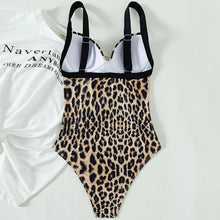 Load image into Gallery viewer, Prowow Fashion Leopard Print Women Bikinis Push Up Underwire One-Pieces Bodysuits Beachwear New Swimming Bathing Wear - Shop &amp; Buy
