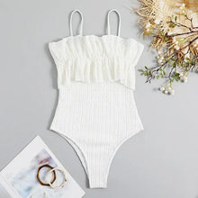 Load image into Gallery viewer, Prowow Fashion One-piece Women Bodysuits Bikinis Ruffle Summer Bathing Swimming Wears 2024 New Design Hollow Beach Outfits - Shop &amp; Buy
