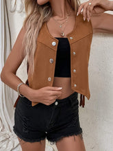 Load image into Gallery viewer, Prowow Fashion Tassel Women Vest New Summer Tops Clothes Jacket for Party Holiday Vacation Outfits Brown Female Clothing - Shop &amp; Buy
