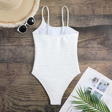 Load image into Gallery viewer, Prowow Sexy One-piece Women Bikinis Set Solid Color Striped High Waisted Summer Bathing Swimsuits 2023 New Design Beach Outfits - Shop &amp; Buy