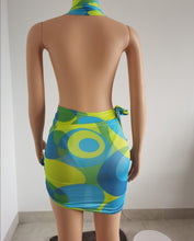 Load image into Gallery viewer, Prowow Sexy Print Women Swimwear V-neck Bodysuits Cover-ups Two Piece Biniki Set - Shop &amp; Buy
