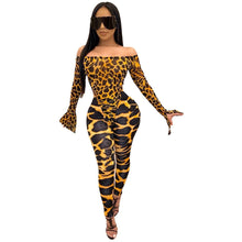 Load image into Gallery viewer, Prowow Sexy Skinny Women Two Piece Suits Shoulderless Bodysuits Long Pant Streetwear Clothing Set Spring Summer Bodycons Outfits - Shop &amp; Buy
