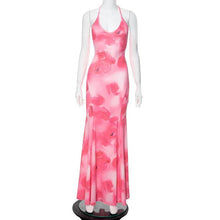 Load image into Gallery viewer, Prowow Sexy Women Maxi Dress Pink Summer Flower Print Female Clothing Slim Fit Bodycons Outfits - Shop &amp; Buy
