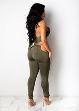 Load image into Gallery viewer, Prowow Sexy Women Party Nightclub Outfits Bandage Corset Tops Pant Two Piece Suits 2023 New Summer Green Female Clothing Set - Shop &amp; Buy

