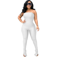 Load image into Gallery viewer, Prowow Shoulderless Women Jumpsuits Split One-piece Skinny Bodycons Outfits 2023 Slim Fit Solid Color Female Streetwear Clothing - Shop &amp; Buy
