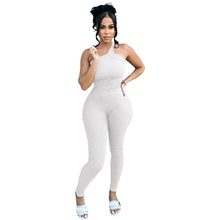 Load image into Gallery viewer, Prowow Skinny Women Jumpsuits One-piece Bodycons Outfits Rompers Summer Sleeveless Ribbed Solid Color Fitness Gym Clothing - Shop &amp; Buy
