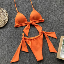 Load image into Gallery viewer, Prowow Women Bikinis Set Bandage Bow Push Up Bra Thong Two Piece Lady Bathing Swimming Suits 2024 New Design Summer Beachwear - Shop &amp; Buy
