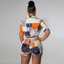 Load image into Gallery viewer, Prowow Women Clothing Set Cropped Shirts Shorts Two Piece Female Streetwear Aesthetic Exotic Lady Summer Suits New Outfits - Shop &amp; Buy
