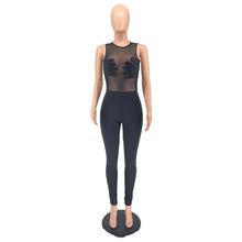Load image into Gallery viewer, Prowow Women Jumpsuits Black Mesh Splice Sexy One-piece Birthday Party Nightclub Wear Summer Sleeveless Female Slim Fit Clothing - Shop &amp; Buy