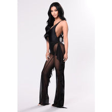 Load image into Gallery viewer, Prowow Women Pant Sexy Summer See Through Mesh Trousers for Lady New High Waisted Ruffle Female Beach Bottom Outfits - Shop &amp; Buy
